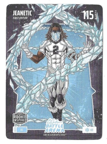 Jeanetic Ashton Jeanty 2026 Bo Jackson Battle Arena Ice First Edition #85 RC