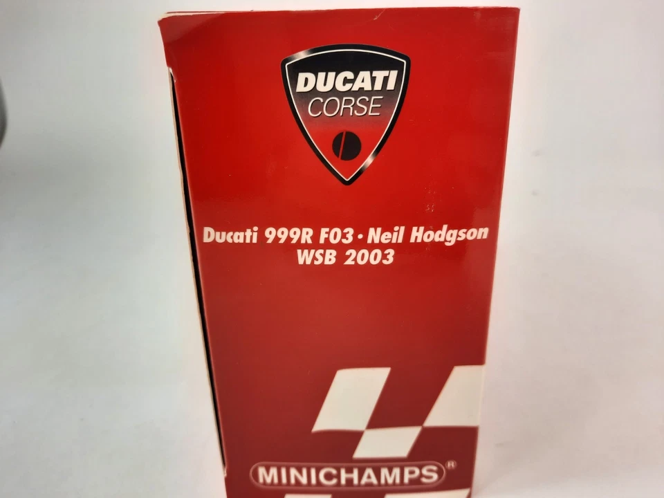 Minichamps Ducati 999R F03 #100 Neil Hodgson WSB 2003 1/12 Foto 3 de 4