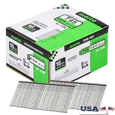 16 Gauge Finish Nails 1-3/4" Galvanized Steel Nailers Woodworking Projects New