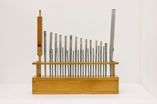 Maple Vintage Portative Wind Pipe Organ w/ Pipes 55999