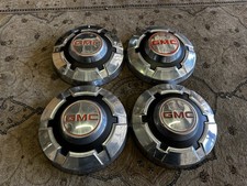 Vintage 1967-72 Gmc Sierra Truck 34-1 Ton Dog Dish Poverty Hubcaps Wheel Covers