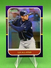 2021 Panini Donruss Retro 1987 Variation Holo Purple Alex Rodriguez #253