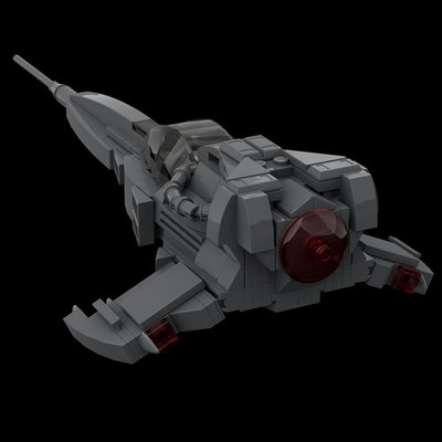 MOC-126424 Wraith-Dart Spacecraft Model 242-Piece Sci-Fi Kit