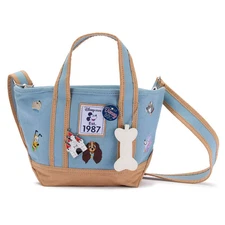 Disney Dogs Disney Store Est. 1987 Canvas Tote with 2 Pins – Mini – Exclusive