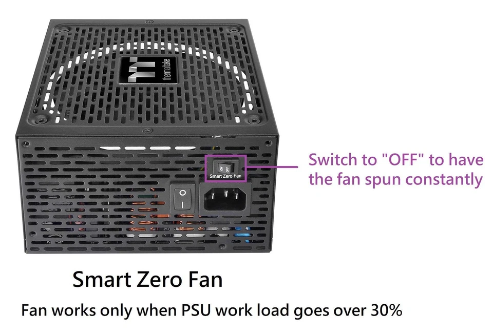 Thermaltake Toughpower Gf1 850W Psu 80 Plus Gold Ultra Quiet Modular Power Su... - Image 4 of 4