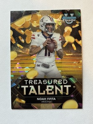 2024 BOWMAN U CHROME SAPPHIRE NOAH FIFITA TREASURED TALENT CASE HIT SSP ARIZONA