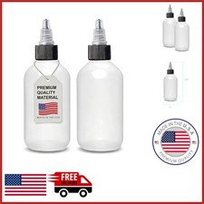 Lightweight 2 oz Plastic Squeeze Bottles with Twist Caps for Easy Dispensing