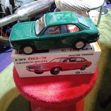 Buriki-ya Tin Toy Car Toyota Corolla 1400 Hi-Deluxe Green W/BOX F/S FEDEX