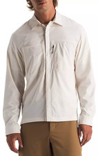 The North Face Men's Lightrange Long-Sleeve Button Up Shirt TNF MSRP 95