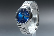 [Quasi Come Nuovo] Orologio Uomo Automatico Seiko 5ACTUS 6106-8670 Argento Blu dal GIAPPONE