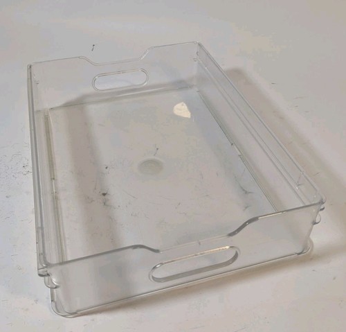 Rare British Airways Airline Galley Trolley Clear Plastic Drawer Insert Aircraft