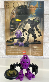 Bionicle Tohunga Set of 6: 1388, 1389, 1390, 1391, 1392, 1393 w/Disks & Posters