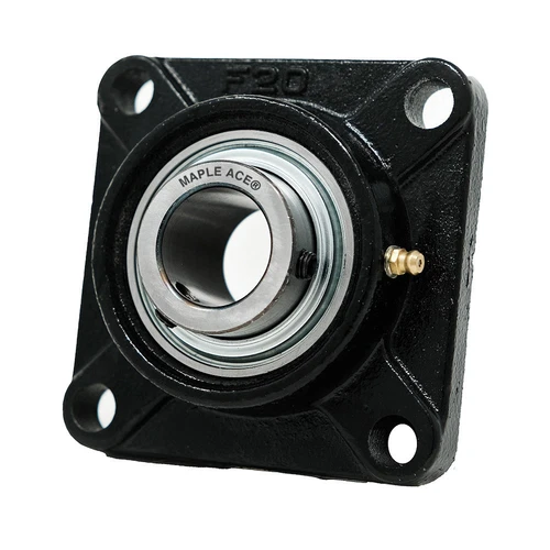 UCF206-18 Flange Bearing 1-1/8" Bore, 4-Bolt Solid Base, 3 Lips Seal (Qty 1) - Picture 4 of 7