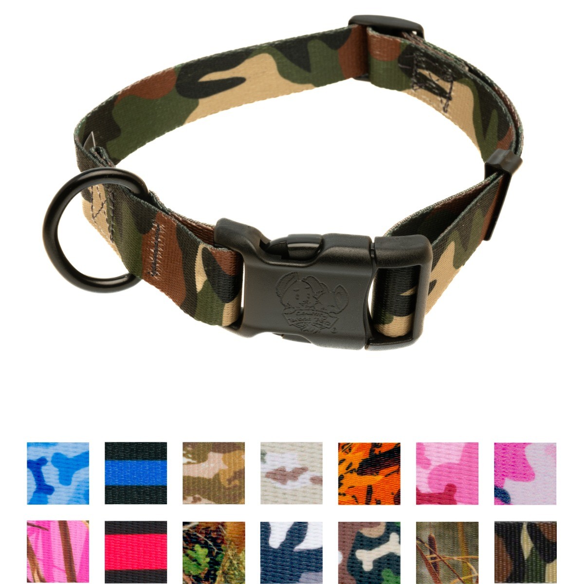 Country Brook Petz® Everyday Dog Collar - Camouflage Collection - U.S.A.