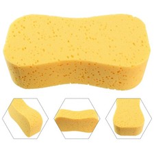 Car Wash Sponge Block Car/Motorcycle Cleaning Supplies Yellow Sponge Brush 40g