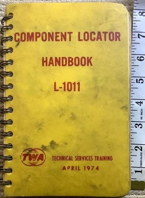 Lockheed L-1011 Component Locator Handbook, TWA Technical Services Training 1974