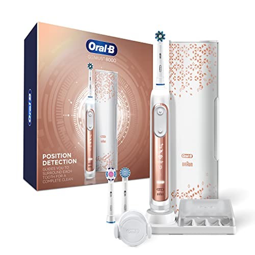 Oral-B Genius 8000 Electric Rechargeable Toothbrush - Rose Gold