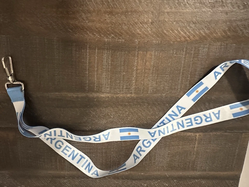 Argentina Blue And White Lanyard - Image 2 of 2