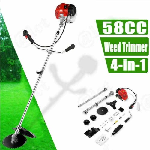 58CC 4-in-1 Gas String Trimmer 2-Stroke Brush Cutter Straight Shaft Weed Eater🌻 - Picture 2 of 11
