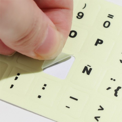 Russian Letter Keyboard Stickers Luminous Alphabet Layout Protective Film - Photo 7/15