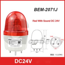 LED Blinkleuchte Warnlicht Blitzleuchte Rundumleuchte Buzzer -Rot Grün Gelb Blau