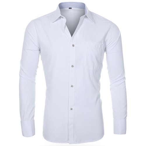 New Men's Fashion French Cuff Shirt with Cufflinks Business Dress Shirts MT347 - Picture 13 of 18