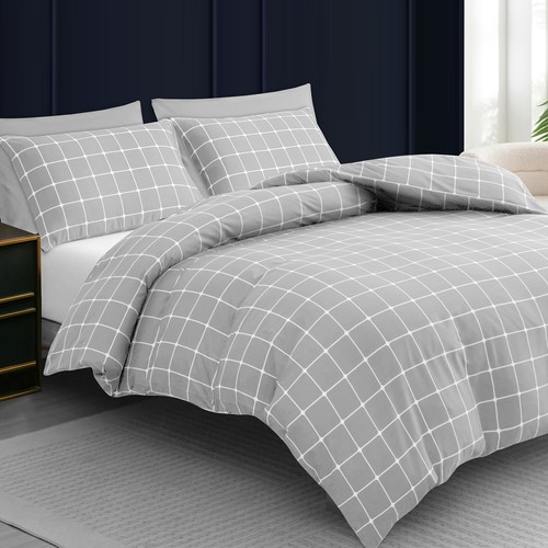 Bettbezug Set Doppel Wende Luxus Bettdecke Steppdecke Bezug Bettwäsche Set King Size - Bild 109 von 182