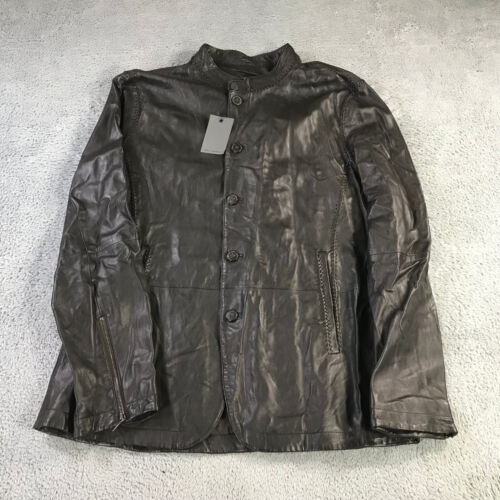John Varvatos Collection Jacket Mens 56 Woodward Button Lambskin $ 2398 Blazer