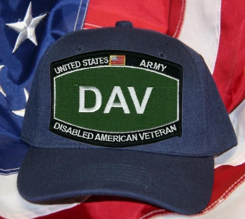 DISABLED AMERICAN VETERAN DAV HAT PATCH US ARMY LOGO SEAL USA VET WOW - Picture 4 of 33