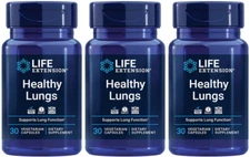 HEALTHY LUNGS RESPIRATORY  & BREATHING HEALTH 90 Capsule  LIFE EXTENSION
