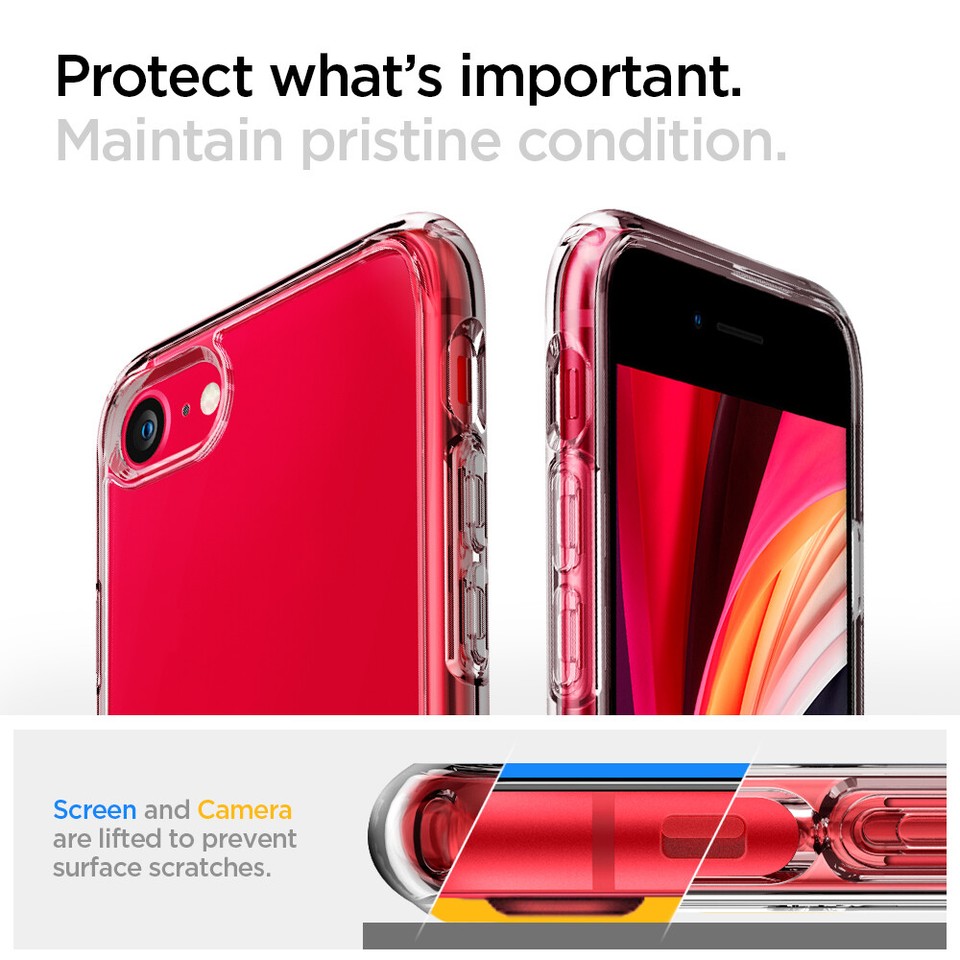 iPhone SE Case 2022 SE 2020 8 / 7 Spigen [Ultra Hybrid 2] Shockproof Cover eBay