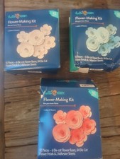 Hello Hobby Flower Making Kit Makes 6 Flowers White New