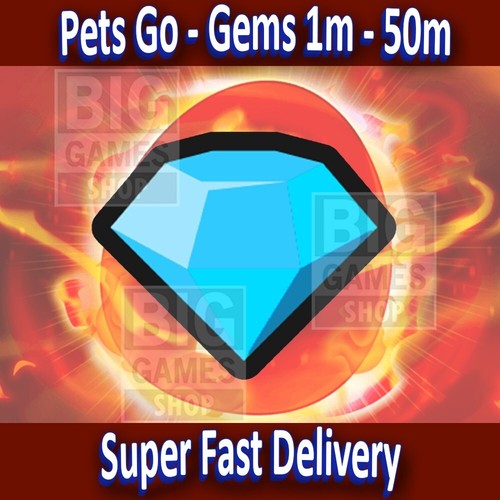 Pets Go / Pet RNG | Gems - Super Quick and Cheap; 5m - 1B | eBay