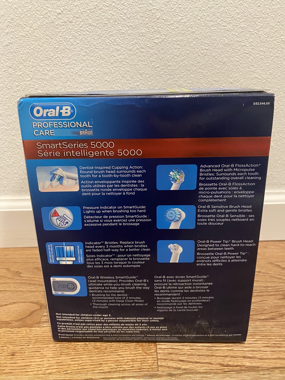 *NEW/SEALED* ORALB PROFESSIONAL CARE SMARTSERIES 5000 By BRAUN