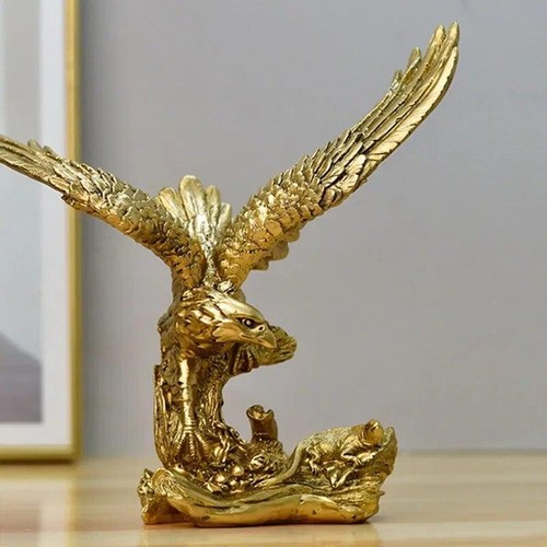 Figur Tier Adler Neuheit Harz geschnitzt modern goldfrei Ständer Dekor - Bild 5 von 28