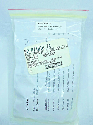 Agilent TMP40866 50mL WSS Liquid Head Spare Parts Kit R007101674