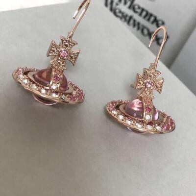 25SS new/Vivienne Westwood ピナクリスタルイヤリング Earrings Pina crystal-embellished earrings in gold - Vivienne