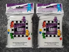 200pcs Extra Large Clear Board Game Card Sleeves 65x100mm Arcane Tinman ATM10407
