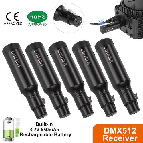 LOT Lixada Rechargeable 2.4G ISM DMX512 Wireless Female Receiver for Stage K8E1 - Picture 11 of 16