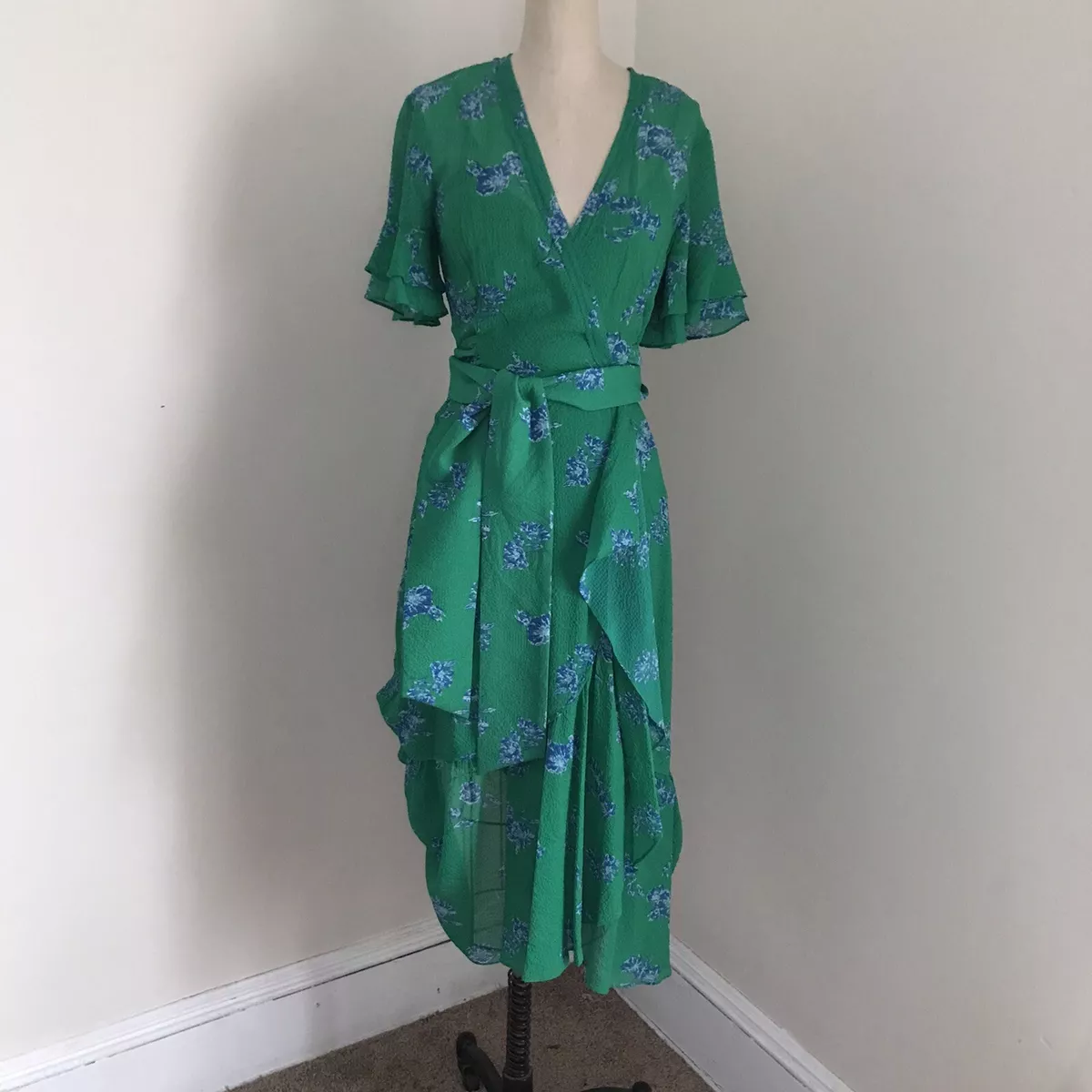 Tanya taylor floral sales blaire wrap dress