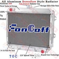 Aluminum 3 Row Radiator Fits Caterpillar Mitsubishi MCFA Forklift 9360100100