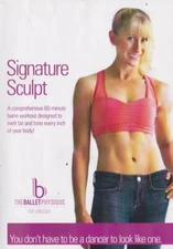 Signature Sculpt DVD VIDEO TRAINING barre workout ballet body fitness fit SEALED