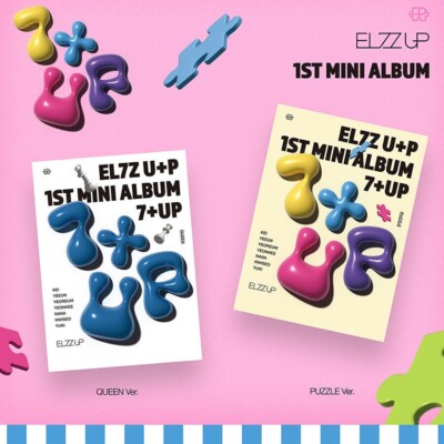 EL7Z UP [7+ UP] 1st Mini Album QUEEN CD+Foto Buch+4 Karte+Sticker+Poster EL7ZUP
