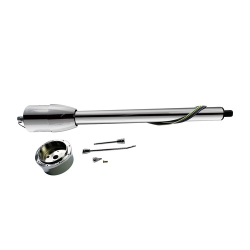 30" Column Tilt Manual Steering Column w/ Adapter No Key GM Chrome