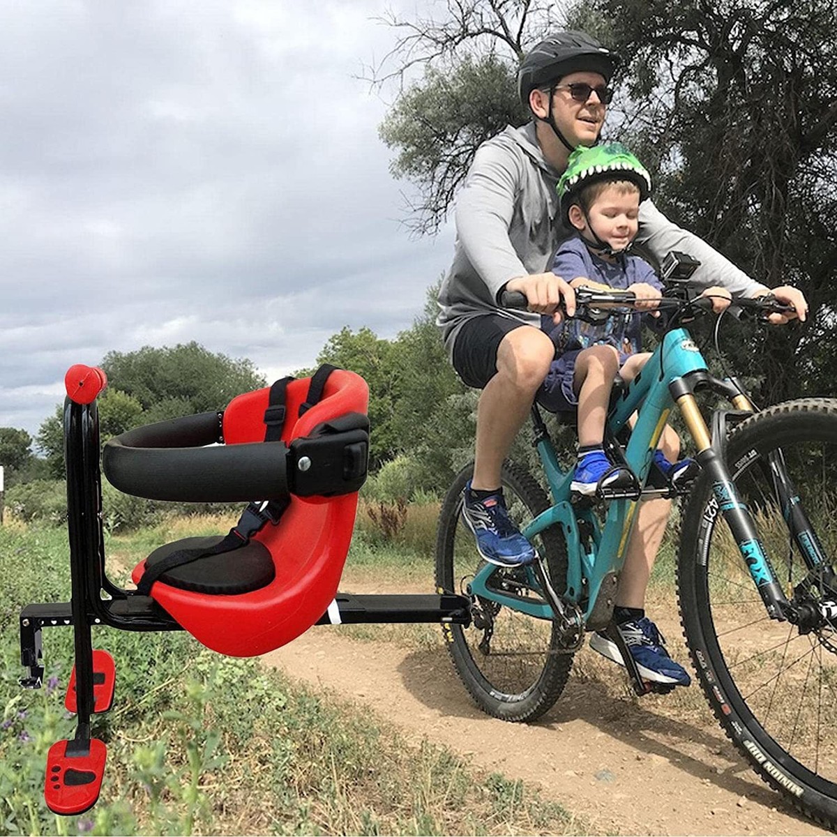 自転車本体 27\" bike with toddler seat at the back 27