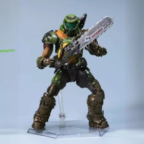 Game Surroundings FigmaSP-140 Doom Slayer Action Figures Model Statues Toy Gift