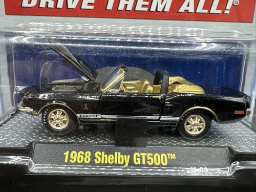 2011 M2 Machine Cars BLACK GOLD 1968 SHELBY GT500 11-09 free shipping Chase - Picture 2 of 4