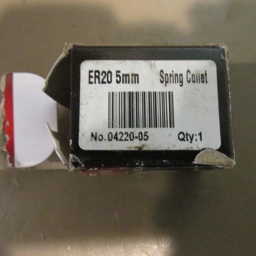 Techniks 04220-05 ER 20 4,0 - 5,0mm Spannzange MFG.  NEU.  Kostenloser Versand. - Bild 2 von 3