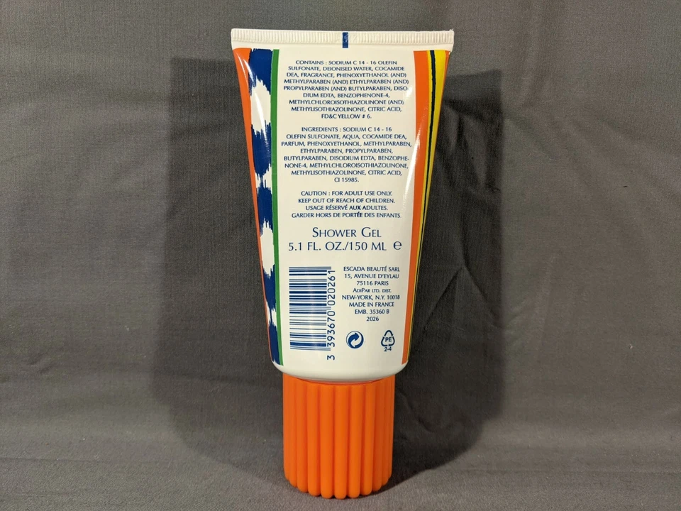 Gel de banho feminino ESCADA Margaretha Ley Que Viva Eascada  - Imagem 3 de 4