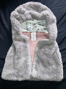 Catherine Malandrino Furry Vest Size 0-3 Months Baby Girl